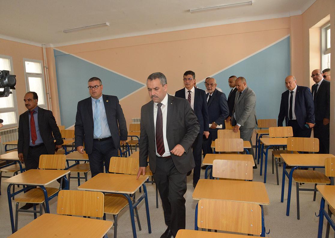 وزير التربية الوطنية في زيارة عمل وتفقد لقطاع التربية في ولاية الجزائر العاصمة