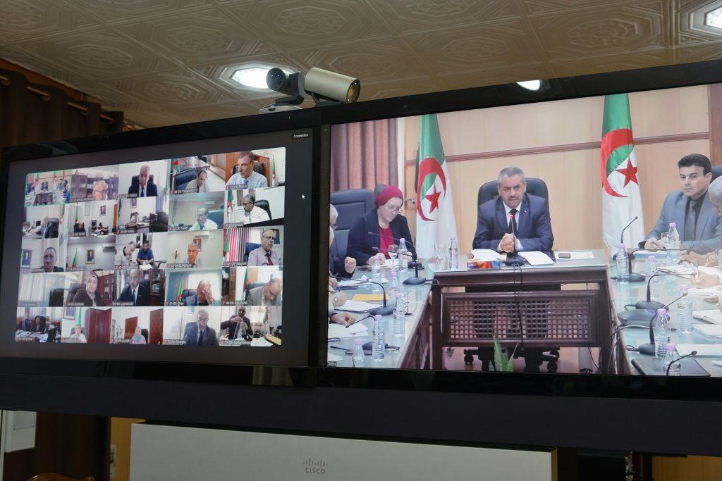 وزير التربية الوطنية يترأس ندوة مرئية مع مديري التربية للولايات