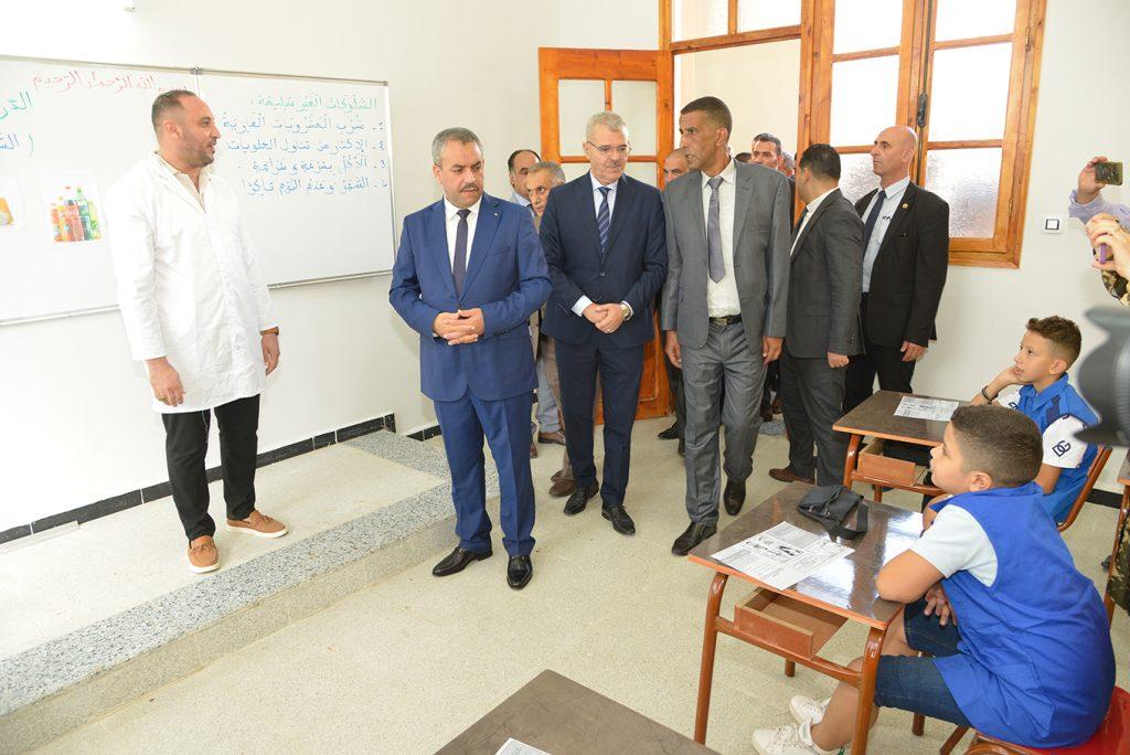 وزير التربية الوطنية، الدكتور محمد صغير سعداوي، يوم الإثنين 22 سبتمبر 2025، بزيارة عمل وتفقد إلى ولاية سيدي بلعباس.